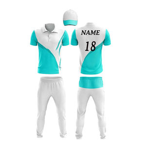 Uniformes de Cricket Sublimados Completamente Personalizados con Logotipo y Nombre, Alta Calidad, 100% Poliéster, OEM, ODM, Precio al por Mayor - Product Image 6
