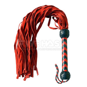 Leather <b>Flogger</b> Soft Leather Material Strong Grip Handle Multi Strip Design Leather <b>Flogger</b> Easy Daily Use - Product Image 5