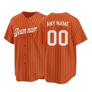 Jersey Baseball V-Neck Terlaris Model Terbaru 2026 Jersey Baseball Dua Kancing Panel Kerah Kancing Penuh Jersey Softball - Product Image 1