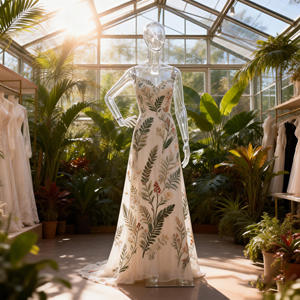 Maniquí <span class=keywords><strong>Transparente</strong></span> 3D de Material PC Ecológico, Maniquí Masculino y Femenino <span class=keywords><strong>Transparente</strong></span> de Cuerpo Completo para Exhibición de Ropa - Product Image 6