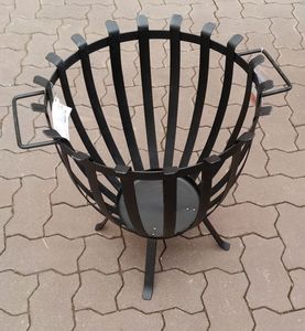 <b>Portable</b> Steel <b>Fire</b> <b>Pit</b> Bowl Outdoor Garden Bonfire <b>Pit</b> with Stand for Camping Patio Backyard - Product Image 1