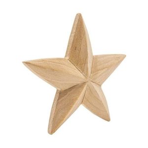 Centro de mesa de estrella de madera, decoración rústica para mesa de granja, para Navidad, bodas, fiestas, decoración del hogar. - Product Image 1