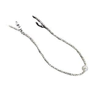 Large 9-10mm Freshwater Pearl Necklace with Flawless <b>Light</b> Strong Plain Style Meter-Shaped <b>Point</b> Necklace - Product Image 5