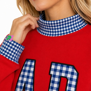 เสื้อสเวตเชิ้ตผ้าฟลีซหนานุ่มทรงโอเวอร์ไซส์ คอเต่า ปักลาย สำหรับผู้หญิง แบรนด์อาร์คันซ่า ผลิตจากผ้าฝ้าย 100% เป็นมิตรต่อสิ่งแวดล้อม สไตล์สตรีทแวร์ - Product Image 6