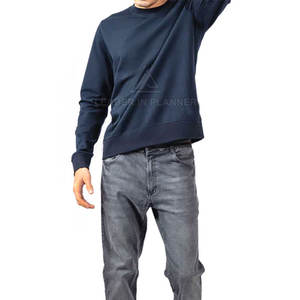 Sweat-shirts pour hommes légers, sur mesure, couleur unie, haute qualité, prix bas, basiques. - Product Image 3