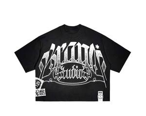 Nouveau T-shirt Homme TAHAD 2026 en Coton de Haute Qualité, Style Streetwear, Grammage Lourd, Ourlet Brut, Effet Vieilli, Personnalisable, Vente en Gros - Product Image 4