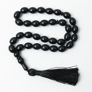 Subha 99 Perles de prière Tasbih Misbaha tissées à la main, peintes à la main, faites à la main, culte quotidien arabe, cadeau islamique, résine - Product Image 3