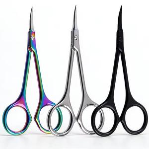กรรไกรผ่าตัดเรนโบว์ สแตนเลสสตีล ปลายโค้ง สำหรับการตัดที่แม่นยำ - Product Image 4