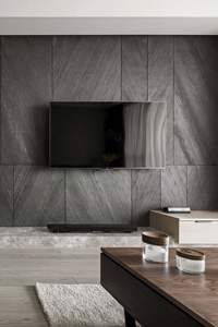 100% Neuf, Écologique, Revêtement mural extérieur en pierre ardoise mate de 1-1,5 cm d'épaisseur, Norma Home Room Design, Forme bloc, Surface naturelle - Product Image 5