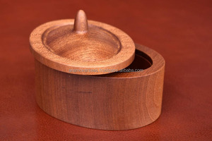 Pot à sucre en bois d'acacia-Joint hermétique avec cuillère à mesurer incluse - Product Image 2