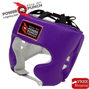 Casque de boxe Power Punch Green PU réglable avec lacets pour adultes - Product Image 3