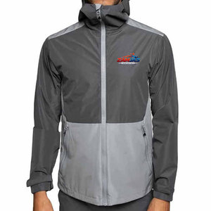 Chaqueta Cortavientos Impermeable con Capucha para Hombre de Alta Calidad, con Logotipo Frontal, Secado Rápido y Ligera, Cómoda, de Pakistán - Product Image 1