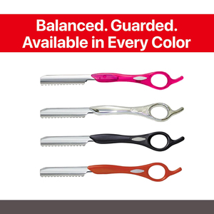 Hot Selling Professional Styling Razors <b>Ring</b> Handle Stainless Steel Blade Knife for Hair <b>Thinning</b>, Texturing & Salon Grooming - Product Image 4