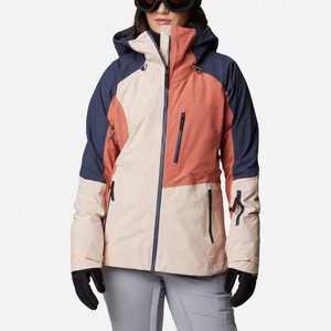 Veste de ski softshell à capuche avec fourrure pour femme, imperméable, coupe-vent, chaude, pour activités de plein air, vente en gros - Product Image 1