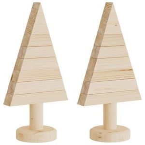 Décoration de Noël en bois naturel avec une belle veine de bois, décoration festive écologique pour la maison pour les célébrations de Noël - Product Image 1