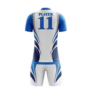 Nouvel ensemble de maillots de football personnalisés avec logo d'équipe, sublimation, pour hommes, avec personnalisation complète, unisexe, lisse, à prix abordable - Product Image 3