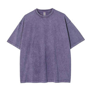 Latest Fashionable Custom Made Acid <b>Wash</b> T Shirts For Men Custom Printed 100% Cotton Summer Men Acid <b>Wash</b> t-shirt high quality - Product Image 2
