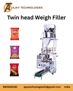 Automatic Twin Head Snacks Filler <b>Machine</b> with PLC controlled system from India - Product Image 2