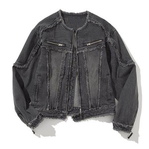 <b>mens</b> western denim <b>jacket</b> wholesale | western denim | <b>mens</b> denim <b>jacket</b> printed design | US Factory Supply - Product Image 3