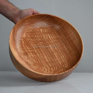 Ensaladera de madera Vajilla portátil fácil Cuencos para servir Cuencos decorativos de buena calidad duradera Vajilla - Product Image 3