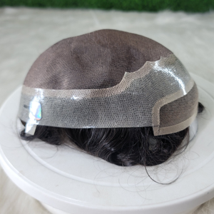 Peluca Bangladesh para BMW Front Lace Toupee Tamaño de gorra grande 100% Cabello indio Cómodo y elegante con atractivo natural - Product Image 2