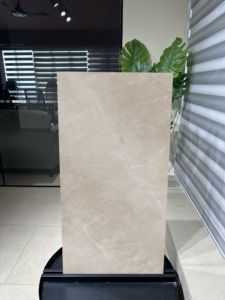 Indian Manufactured CARNEGIE TAN Ceramic <b>Tile</b> Polished Matt Finish Luxury Floor Wall <b>Covering</b> Modern Interior Available At Best - Product Image 1