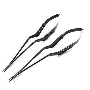Porte-aiguille micro-baïonnette de qualité supérieure en acier inoxydable, instruments chirurgicaux pour neurochirurgie et microchirurgie ophtalmique, certifiés CE ISO - Product Image 1