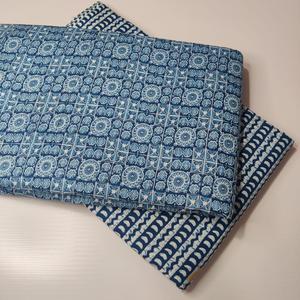 Premium Pure Cotton Woven Plain 60x60 Jaipuri Printed Fabric 44 Inch Width 10 Meter Minimum Order [<b>5</b> METER TOP + <b>5</b> METER BOTTOM] - Product Image 1