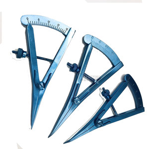 Jeu d'instruments de mesure des paupières ophtalmiques droits de 20 mm en acier inoxydable/alliage de titane, réutilisable, pour ajustement par vis, usage général - Product Image 6