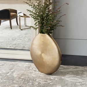 Vase de table moderne en métal transparent, support de centre de table pour mariage, design décoratif élégant pour restaurant, vente en gros - Product Image 3