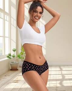 Braguitas Modernas para Mujer, Estilo Hipster, Transpirables, Tejido Suave, Elástico, Cobertura Total, Uso Diario, ODM - Product Image 4