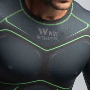 Rashguard Homme Personnalisé de Haute Qualité à Impression Numérique, Manches Longues, Tissu Respirant Spandex/Polyester pour Tenue de Fitness en Extérieur - Product Image 5