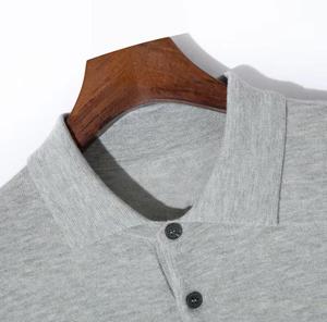 Chemise à manches courtes en tricot pour homme, motif à pois, coupe décontractée, boutons sur le devant, 100% coton, séchage rapide - Product Image 5
