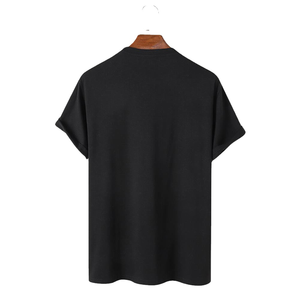 T-shirt à manches courtes pour homme en coton, coupe classique, doux, respirant, confortable, pour un usage quotidien, vêtements d'été, durable et en promotion - Product Image 2