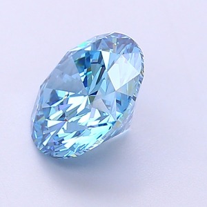 Diamant CVD cultivé en laboratoire, forme ronde, 1,2 carat, bleu vif fantaisie, clarté SI2, polissage excellent, pierre précieuse brute brillante. - Product Image 3