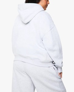 500gsm Winter Fleece Oversized Sweatshirt Custom Logo Crewneck <b>Tracksuit</b> Heavyweight Windproof Unisex Men's Women's Hoodies - Product Image 5