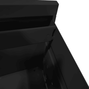 Meuble de classement métallique robuste à 2 tiroirs avec serrure, optimisation de l'espace, rangement large pour documents, idéal pour le bureau à domicile - Product Image 6