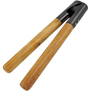 Pince à écorner professionnelle de type Barnes, réutilisable et réglable, 13 pouces, en acier, avec manche en bois, outil pour le bétail (bovins, chèvres, porcs, moutons) - Product Image 1