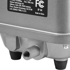 Pompe à air linéaire 109 L/min pour système d'aération aquacole pour étangs de 1/2 acre, jardins aquatiques de 10 pieds de profondeur, pompe d'aération septique - Product Image 6