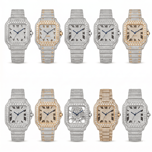 Reloj de Lujo con Diamantes Moissanite para Hombre y Mujer, Estilo Hip Hop, Brillante, de Diseño Premium - Product Image 6