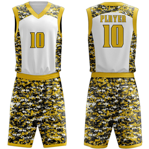 Uniforme de basket-ball de haute qualité, dernier style, pour hommes, respirant, séchage rapide, uniforme d'équipe de basket-ball, service OEM. - Product Image 1