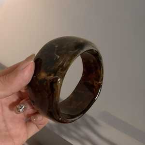 Color Chunky <b>Resin</b> Bangle Bracelet Acrylic Cuff Bracelet Fashion Bangles <b>Resin</b> Bangle For Her - Product Image 4
