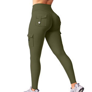 Classic Reinforced Design Yoga Legging For Women Moisture Wicking Breathable Polyester Spandex Gym <b>Tights</b> Matching Top - Product Image 2