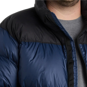 Vente directe d'usine, prix raisonnable, vestes matelassées pour hommes, col montant, coupe-vent, veste matelassée épaisse pour hommes - Product Image 3