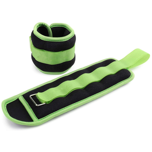 Correas de tobillo para gimnasio con doble anillo en D, ajustables, acolchadas de neopreno, para entrenamiento de piernas con máquina de cable y pesas de tobillo - Product Image 1