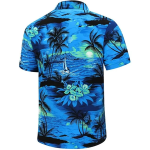 Chemise Hawaïenne Palmshadow Aloha pour Homme – Imprimé Palmiers, Idéale pour l'Été, les Vacances Tropicales et la Plage - Product Image 2
