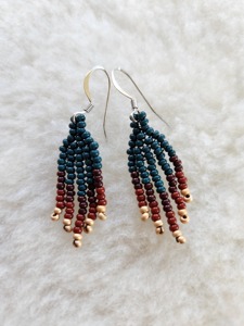 Pendientes de Cuentas Coloridos de Moda de Verano, Pendientes de Cuentas Hechos a Mano para la Playa, para Mujer - Product Image 3