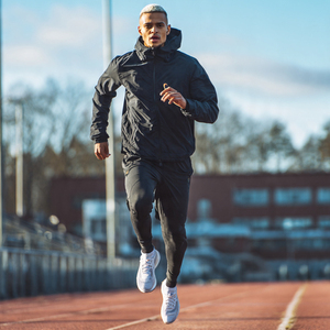 Windbreaker Oversize Training Tracksuit <b>Men</b> Zipper Stand Collar Sports Training <b>Suit</b> <b>Waterproof</b> Training Jacket Pants Set <b>Men</b> - Product Image 5