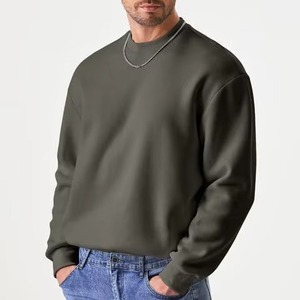 Sweat-shirt col rond 100% coton de haute qualité |   Pull en molleton streetwear pour homme |   Sweat à capuche d'hiver en coton mélangé de qualité supérieure - Product Image 2