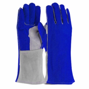 Premium Quality Cowhide Split Leather <b>Thumb</b> Palm Welding Gloves Heat and Spark Resistant Construction Firefighting Gloves - Product Image 6
